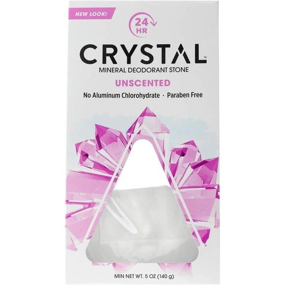 "2-Pack Natural Mineral Deodorant For Body Odor Control"